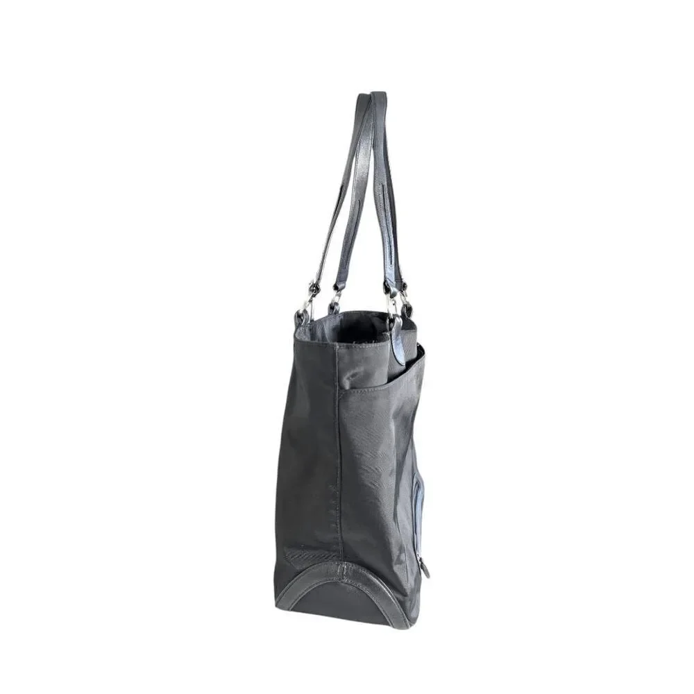 TUMI Ballistic Nylon/Leather Tote